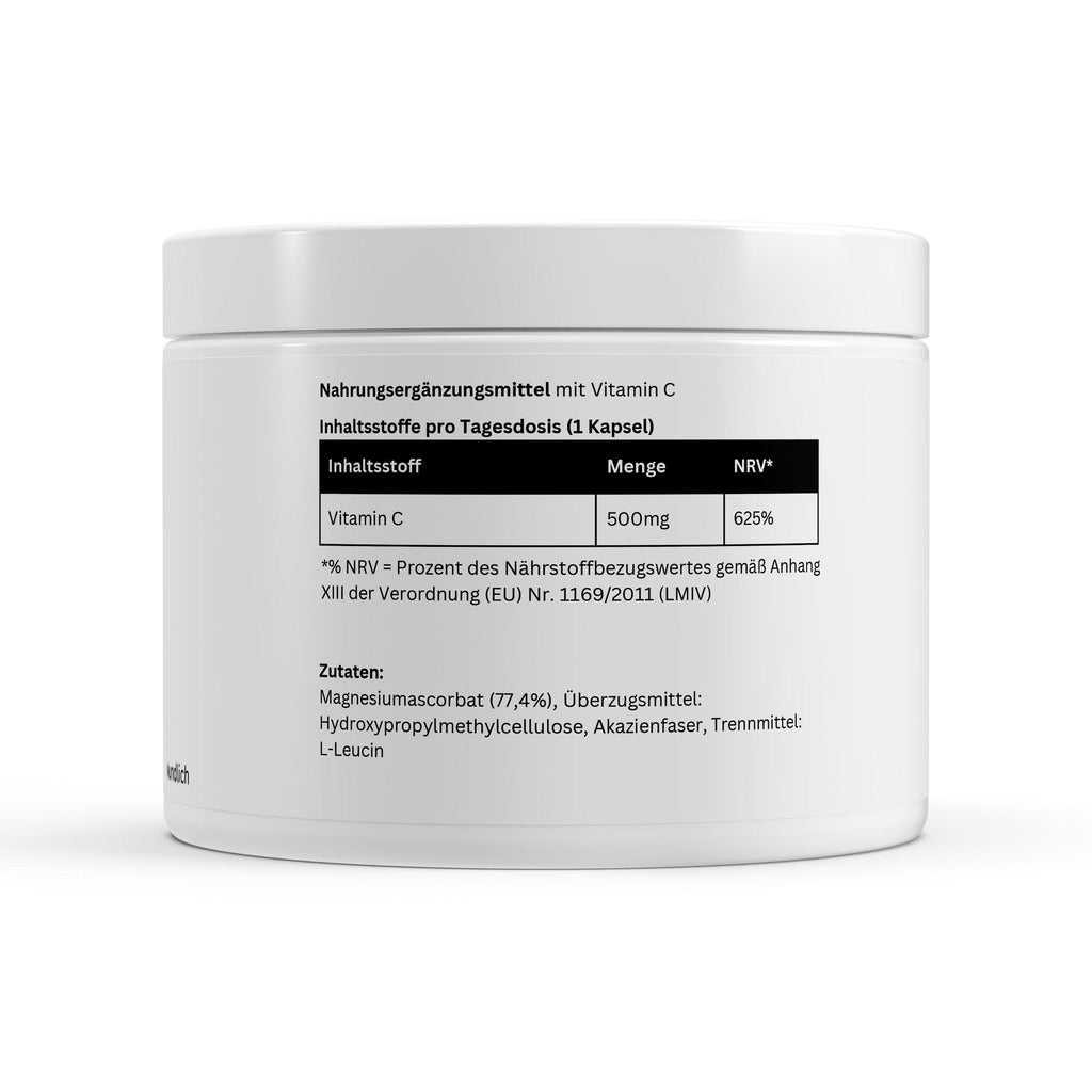 Gepuffertes Vitamin C 500mg - 360 Kapseln