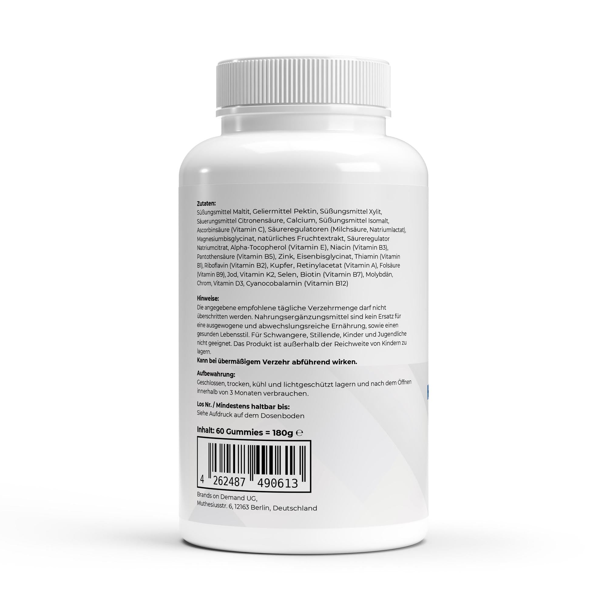 Premium Multivitamin + Mineral Gummies